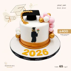 Graduation cake 65