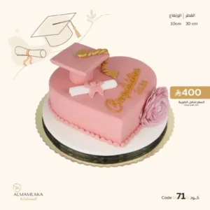 Graduation cake 71