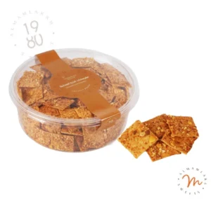 Smoked Corn Crackers – Round Tin